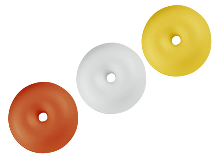 3821108 Flat 1 Hole Buoy 80mm Orange