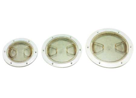 4000080 Round Inspection Hatches Transparent 143 x 104mm