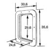 Abs Hatches 380 x 380mm