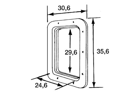 Abs Hatches 380 x 380mm