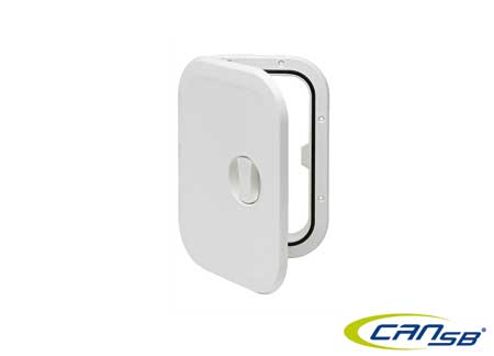 4000129 White Plastic Hatches Can Marine 270 x 373 mm