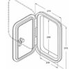 4000129_ White Plastic Hatches Can Marine 270 x 373 mm