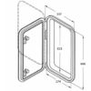 4000136_ White Plastic Hatches Can Marine 606 x 357mm
