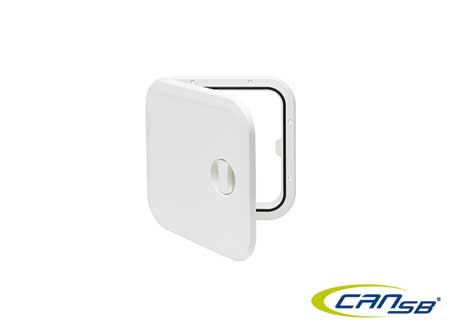 White Plastic Hatches Can Marine 373 x 373mm