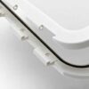 4000150_1 White Plastic Hatches Honeycomb 458 x 513 mm