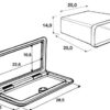 4000417_ Hatch with Storage Box 285 x 165 mm ( Box 250mm)