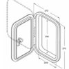 Hatch with Storage Box 373 x 373 mm ( Box 250mm)