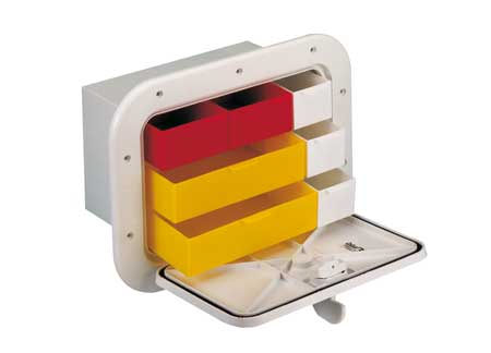 4000528 Hatches with Storage Box 37.5 x 27.5cm ( Box 16cm)