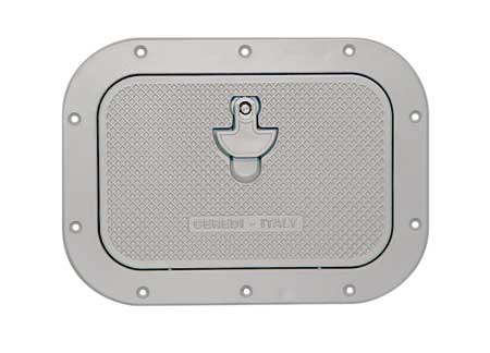 4003027 Anodized Aluminum Grey Hatches 270 x 370mm