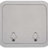 4003052_ Anodized Aluminum Grey Hatches 460 x 510mm
