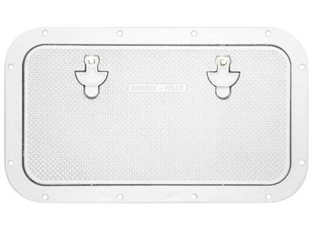 Anodized Aluminum White Hatches 350 x 600mm
