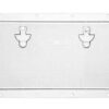 Anodized Aluminum Grey Hatches 350 x 600mm