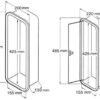 4010026_1 White Storage Box with Door 220 x 485mm
