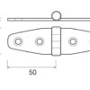 Stainless Hinge 50 x 27 x 2mm
