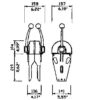 Morse Lever Control Ultraflex B104 Double