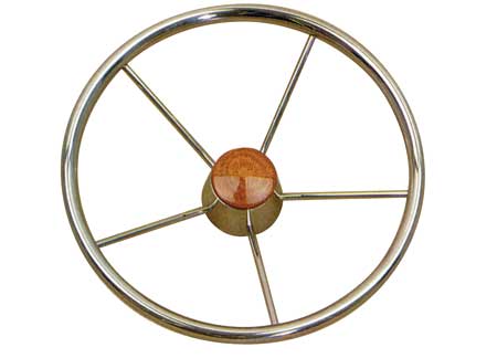 4641532 Stainless Steel Steering Wheel Classic 350mm