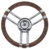 4641711_4 Stainless Steel steering wheel Ray Polyurethane grip Grey 350mm
