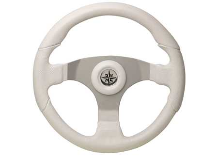 Steering Wheel Sporty T15 White 350mm
