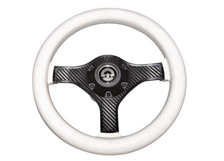 White steering wheel Riviera VR00 280mm