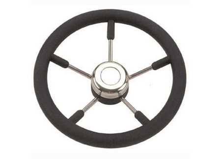 4645836_1 Steering wheel Riviera with Black polyurethane Grip 400mm
