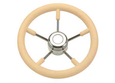 4645836_4 Steering wheel Riviera with Ivory polyurethane Grip 400mm