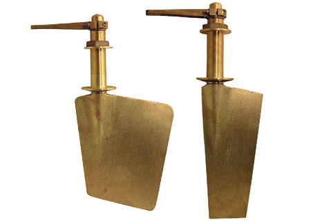 4701001_ Bronze Rudder Head 0° Thru-Mount