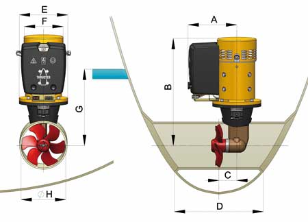 Spare Propeller for Vetus 45