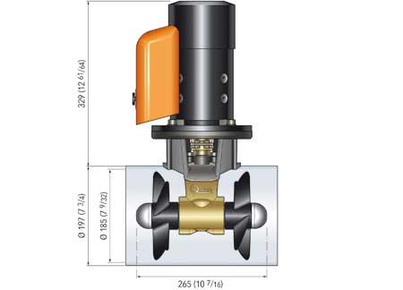 4735085_2 Bow Thruster Quick Double Propeller BTQ 185-85 12v