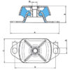 4810029_ Engine Shock Absorber-Marine Engine Mounts M M16 280KG