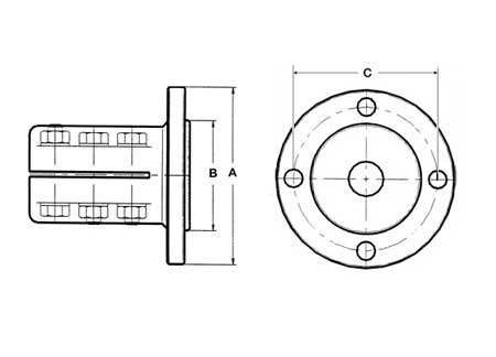 4822030_ Rigid couplings 30mm for Volvo MS-2A/L