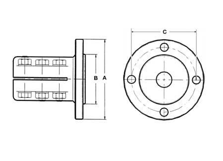 4822145_ Rigid Couplings 45mm Twin Disc/Technodrive TM 265