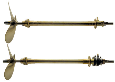 Brass Shaft Bearings with Flange 35 x 48mm