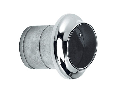 Stainless Steel Exhaust Outlet 100mm with rubber flap