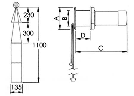 502107_3 Hidden Safety Ladders 3+1 Steps Rear Nut