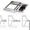 505304_ In Cage Retractable Telescopic Ladders 4 Steps ( 31 x H115cm)