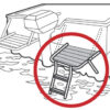 510901_ Minox Stern Platform 390x450mm with 3 Steps Ladder