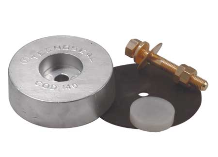 Kit Stern Anode Zink with Flange 135 x H55mm