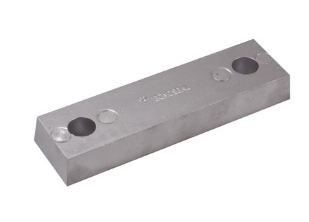 5110415 Zinc Plate Riva 220 x 60 x H30mm 2.50 kg