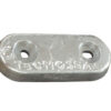 5110901 plate hull anode 150x60x25x80 mm 0.95 kg