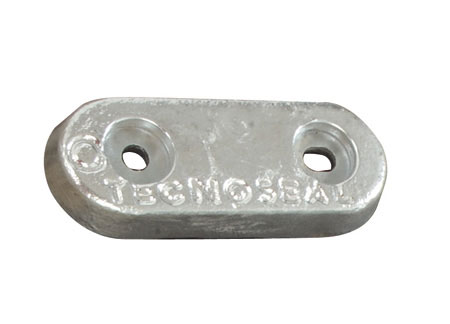 5110901 plate hull anode 150x60x25x80 mm 0.95 kg