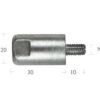 5127075 Pencil Anode for Engine Yanmar 2gm20 and 3gm30 - 27210-200300