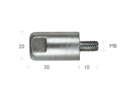 5127075 Pencil Anode for Engine Yanmar 2gm20 and 3gm30 - 27210-200300
