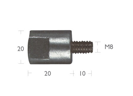 5127076 Zinc Anode Yanmar 1GM10 27210-200200