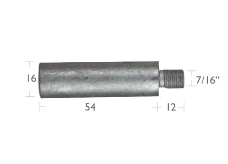 5127507_ Cooling Anode with Cap General Motors (16x54mm)