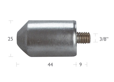5127527_ Zinc Anode with Cap Volvo Penta 823662