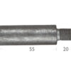 5127542_ Pencil anode Caterpillar with cap (28x55mm)