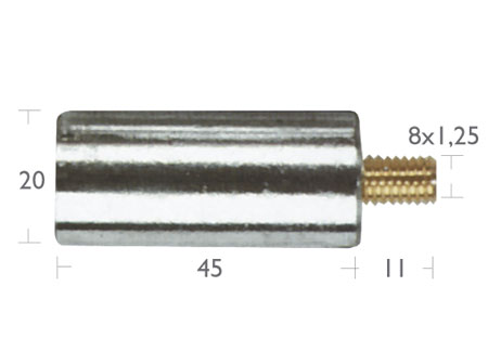 5127583_ Zinc anode with cap for Baudouin