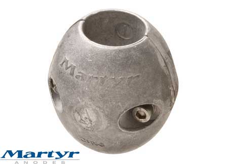 Aluminum collar anodes Martyr 1"