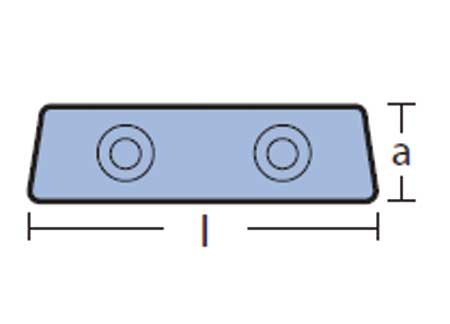 5169356_ Collar anode for Gori propellers 81 x 56mm