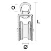 5436103_ Mooring Blocks 12mm Line 2300kg Inox